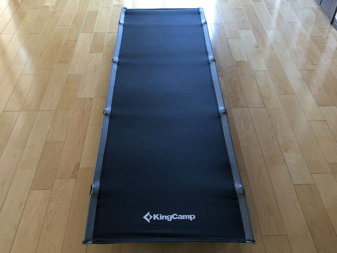 King Campのコットはかなりオススメ 組み立て方も紹介します