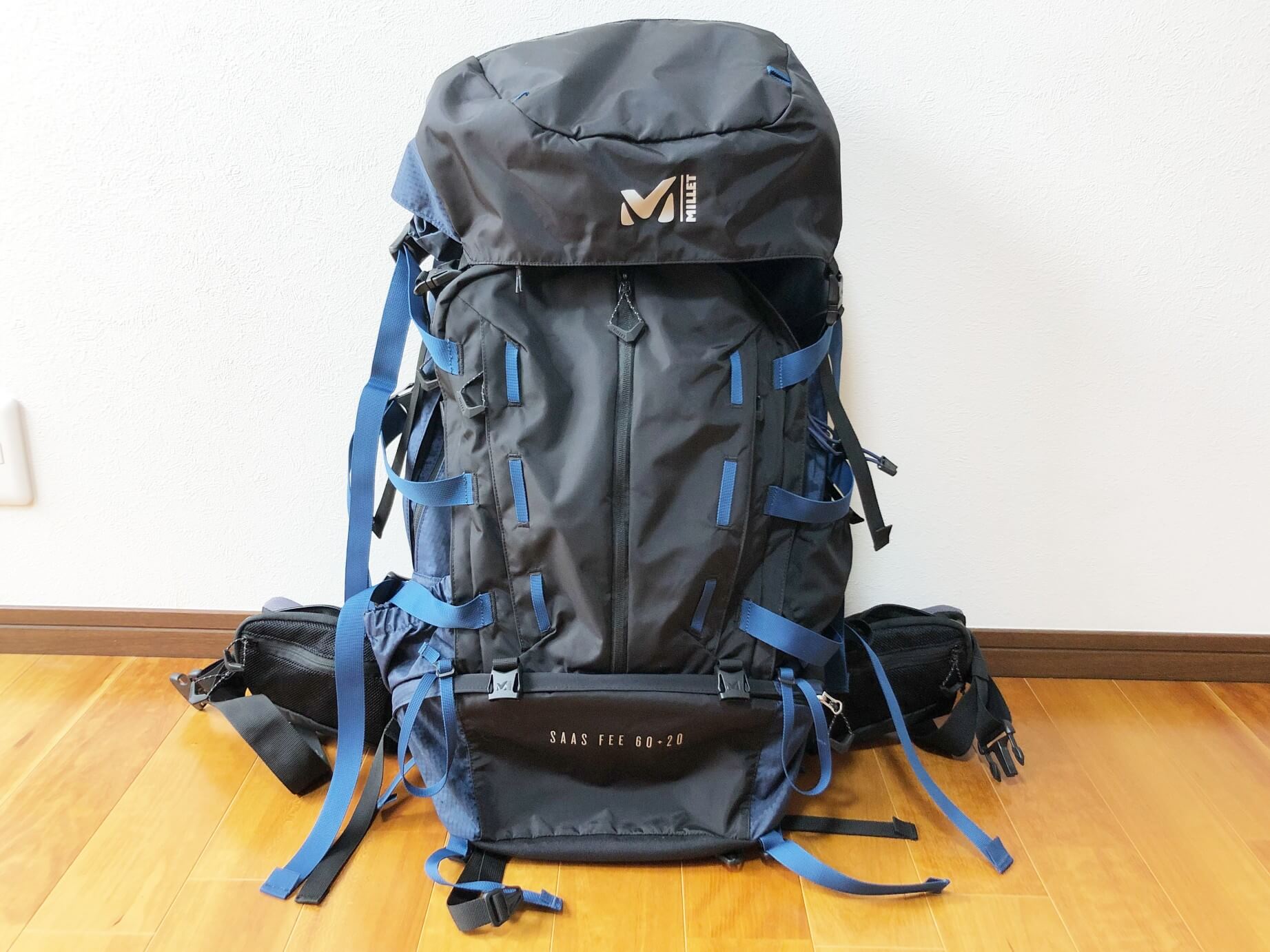 ミレー 登山バッグ 60L 20 メンズ レディース サースフェー60 20 MIS0637 MILLET 宿泊登山 バックパック バッグ