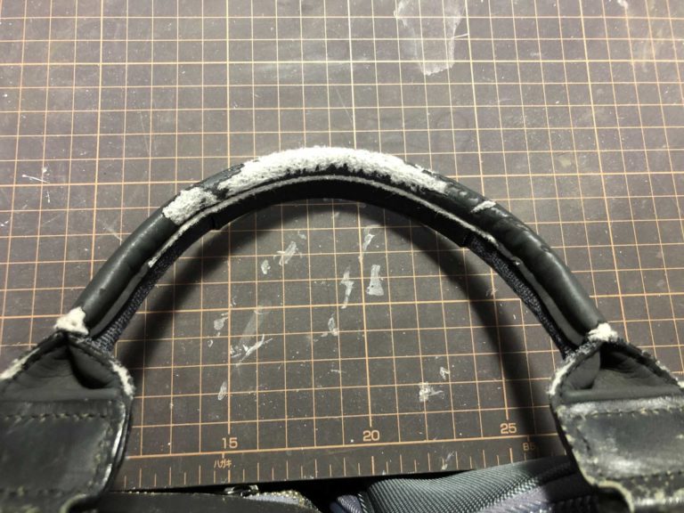 鞄の持ち手の修理 革の張り替え 100均の接着剤と革だけのお手軽DIY